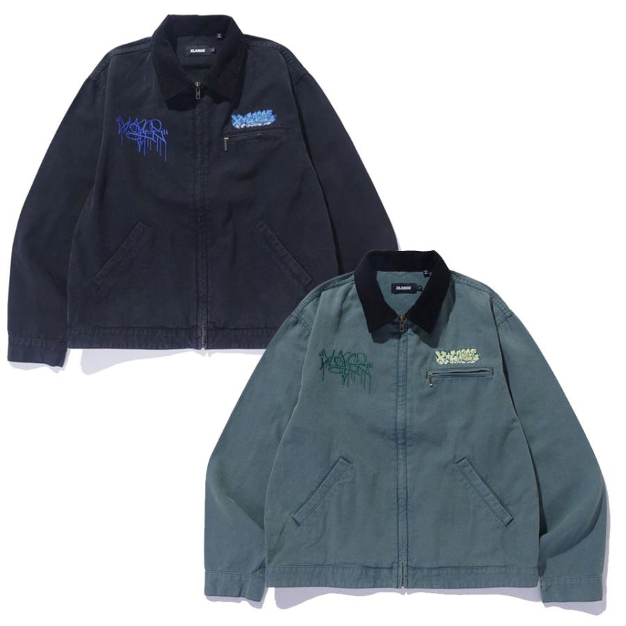 XLARGE（エクストラ ラージ） 全2色 ワークジャケット OVERDYED WORK