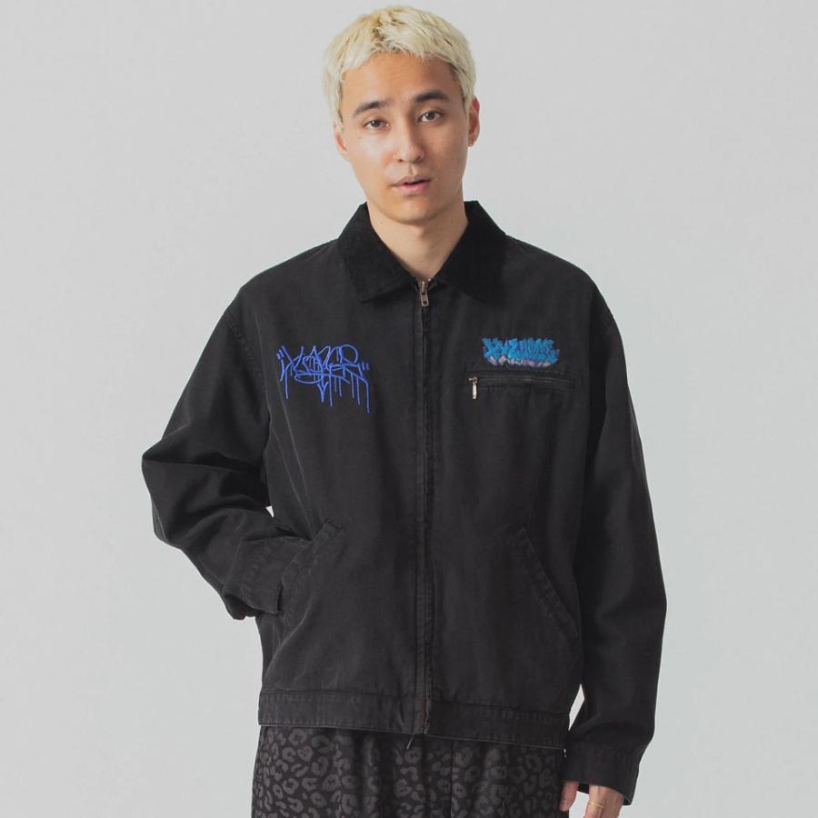 XLARGE（エクストラ ラージ） 全2色 ワークジャケット OVERDYED WORK