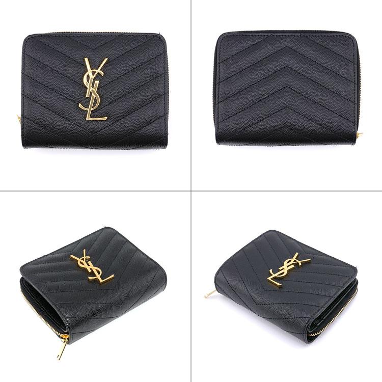 SAINT LAURENT サンローラン 財布 二つ折り モノグラム コンパクト