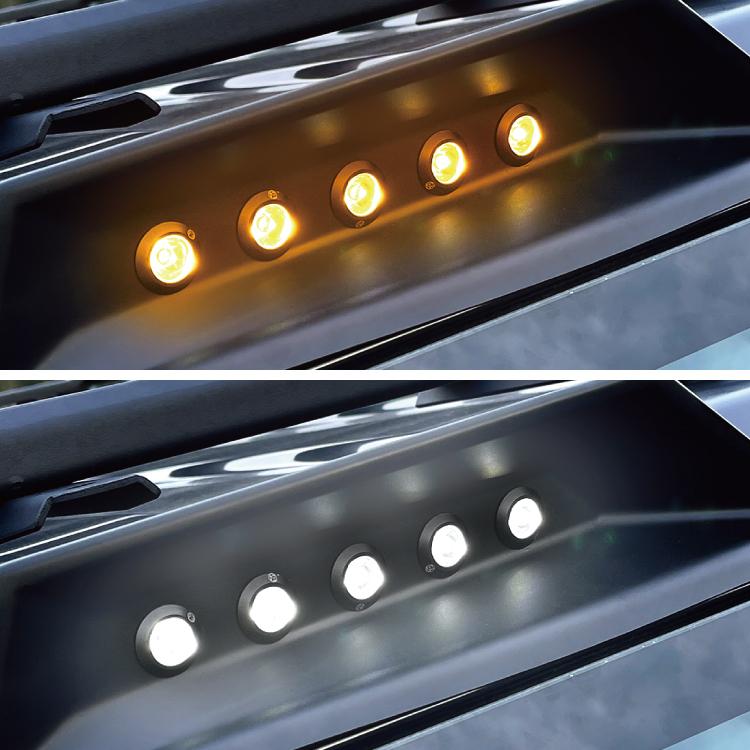 ジムニー マットブラック LEDルーフマーカー JB64W シエラ JB74W