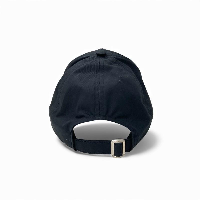 CELINE（セリーヌ） キャップ 帽子 コットン ブラック ホワイト Cロゴ
