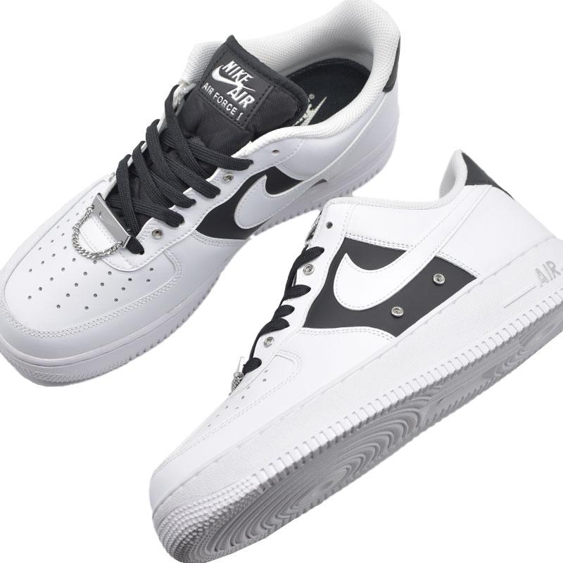 エア フォース 1 NIKE ナイキ AIR FORCE LOW SILVER SNAP BUTTONS