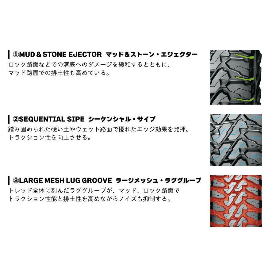 ヨコハマタイヤ（YOKOHAMA TIRE） 4本セット GEOLANDAR M/T G003 E4728