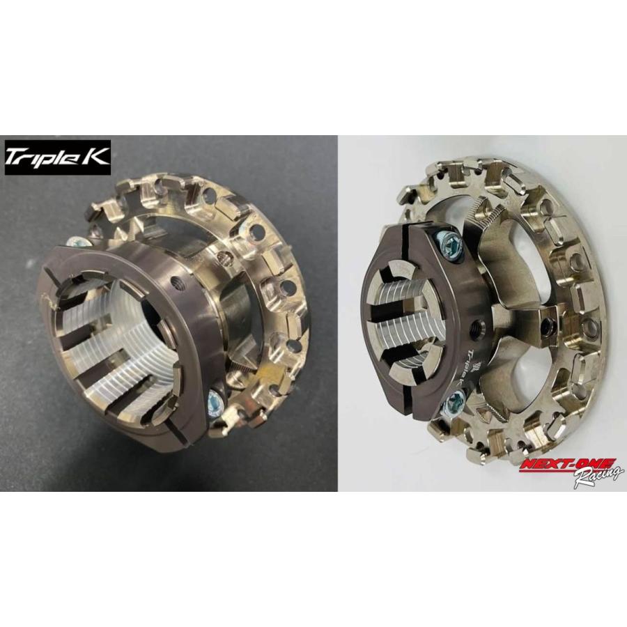 TripleKスプロケットハブ 翼 AKIRA Φ50＆Φ30 高性能レーシングカート用