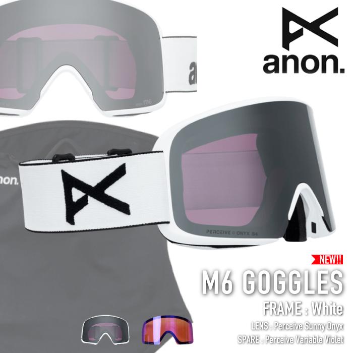 anon 日本正規品 スノーボード ゴーグル アノン ANON M6 White