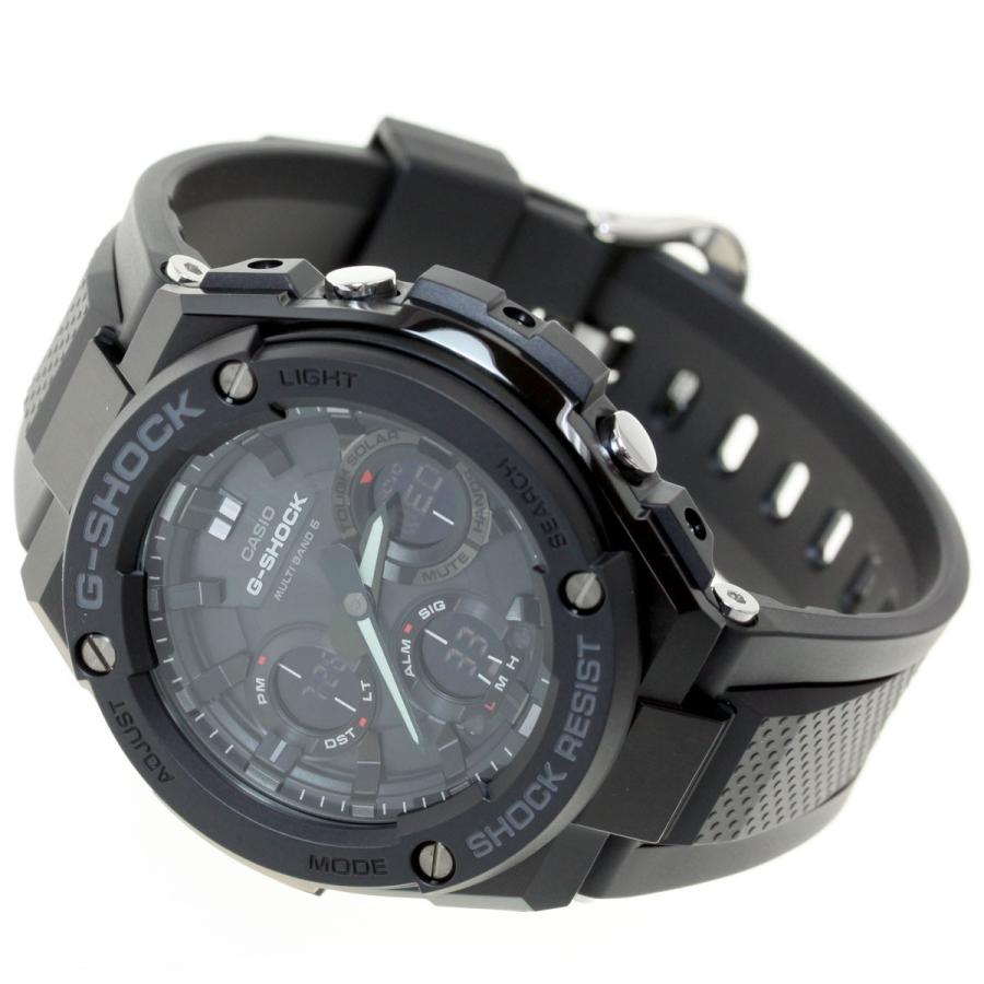 G-SHOCK Gショック Gスチール G-STEEL 電波ソーラー 腕時計 メンズ 黒