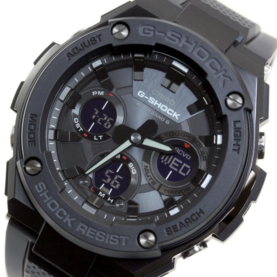 G-SHOCK Gショック Gスチール G-STEEL 電波ソーラー 腕時計 メンズ 黒