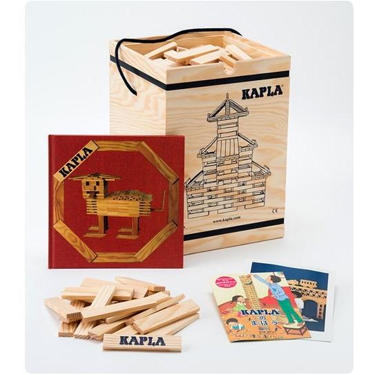 カプラ KAPLA ブロック280 赤(VOL.1 中級 アートブック 動物と建物