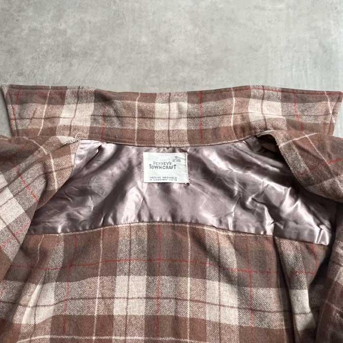 PENNEYS（ペニーズ） 50-60'S PENNEY'S TOWN CRAFT Wool Open Collar