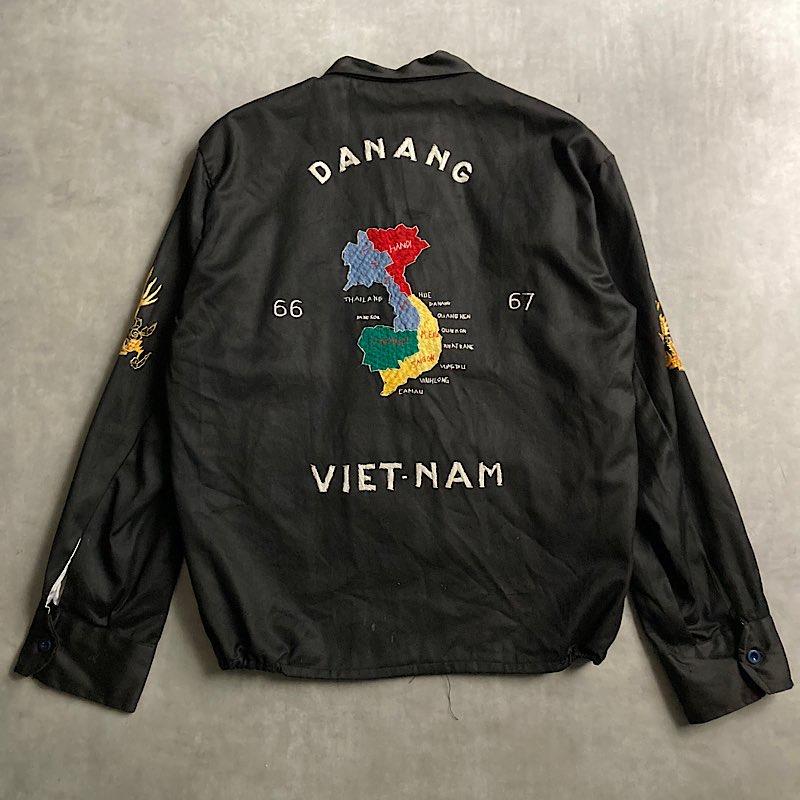 60'S VIETNAM Souvenia Jacket 身幅58cm 60年代 ベトナムスーベニア