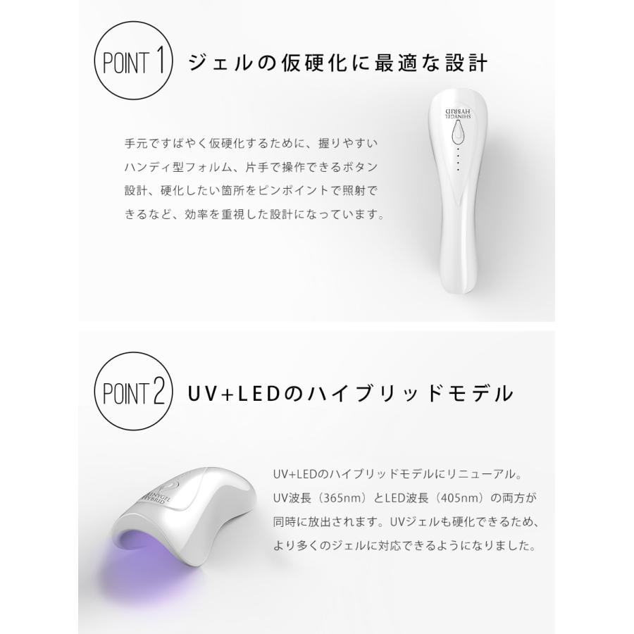 SHINYGEL Professional:ポータブルLEDランプ6W ハイブリッドモデル