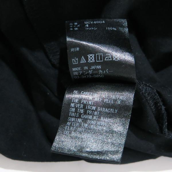 UNDERCOVER（アンダーカバー） ZIP POCKET T-SHIRT UCY4804 ブラック