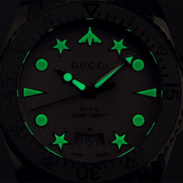 GUCCI（グッチ） 時計 メンズ ダイヴ 40mm スイス製 クオーツ 腕時計