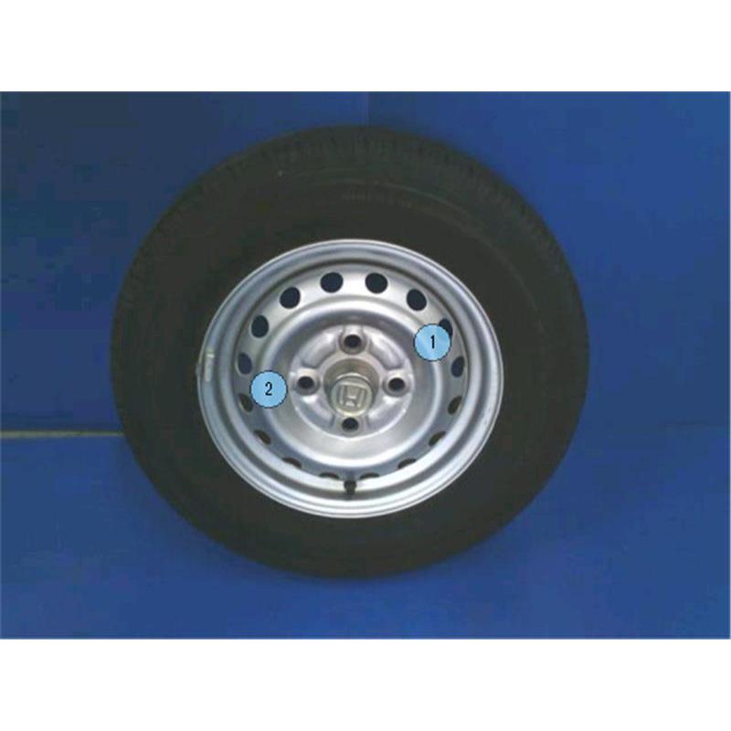 ホンダ 純正 N-VAN 《 JJ1 》 タイヤホイール付 42700-TXA-003 P31501