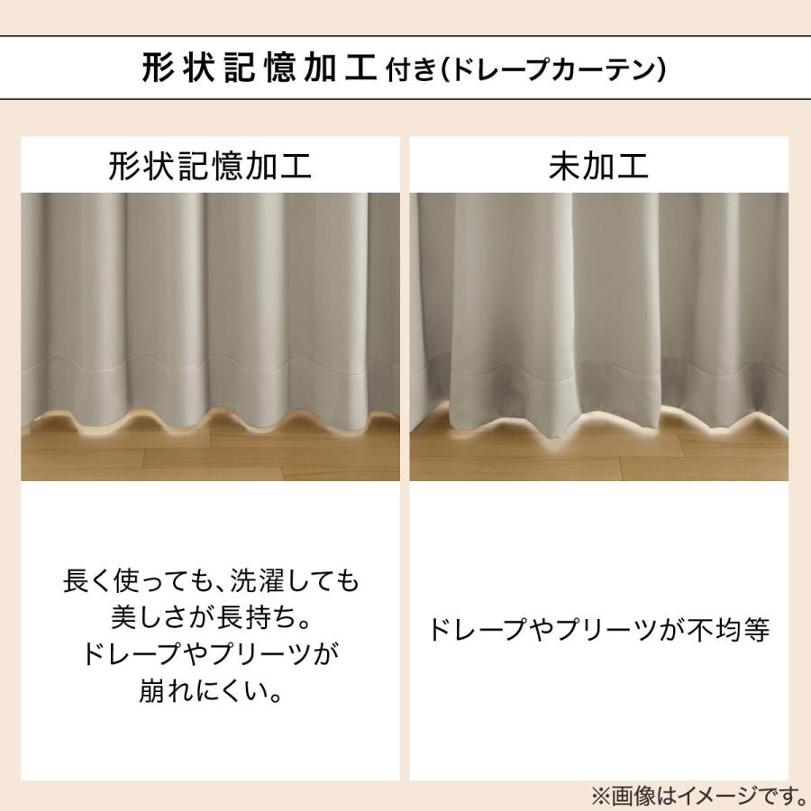 ニトリ（NITORI） カーテン＆レース 4枚セット(RP008 GR 100X110X4