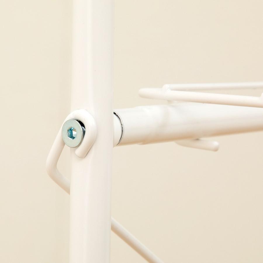 ニトリ（NITORI） 洗濯機ラック(DK003 ホワイト) 幅65〜95×奥行52×高さ