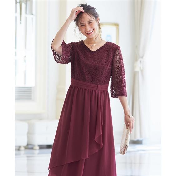 ニッセン（nissen） パーティードレス ワンピース ロングドレス 結婚式
