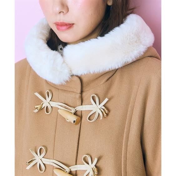 ニッセン（nissen） コート 大きいサイズ レディース フェイクファー