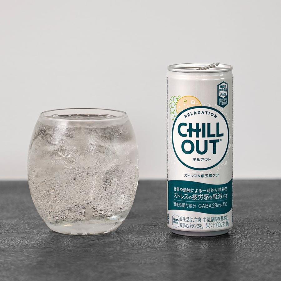 CHILLOUT（チルアウト） ストレス＆疲労感ケア 250ml 缶 30本 コカ