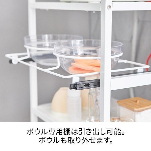 7BEAUTY（7ビューティー） ワゴン キャスター付き ボウル棚 引き出し 4