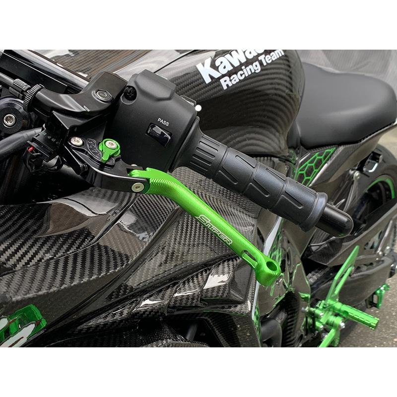 Ninja NINJA ZX-25R ZX-4R 6段階アジャスター 可倒式 クラッチレバー