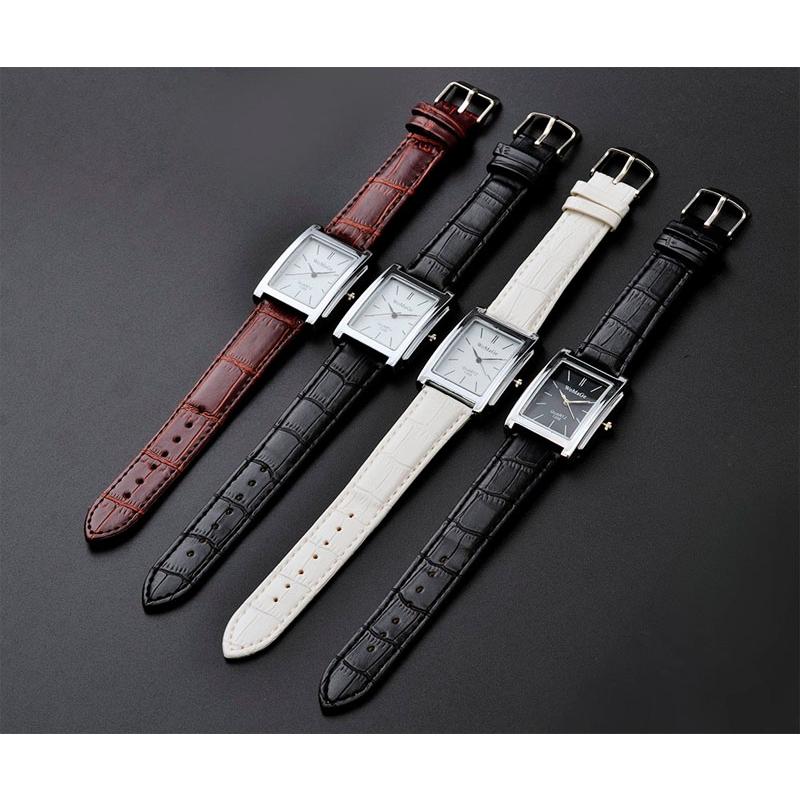 角型 四角 ミニマムデザイン シンプル 3針 メンズ レディース クォーツ