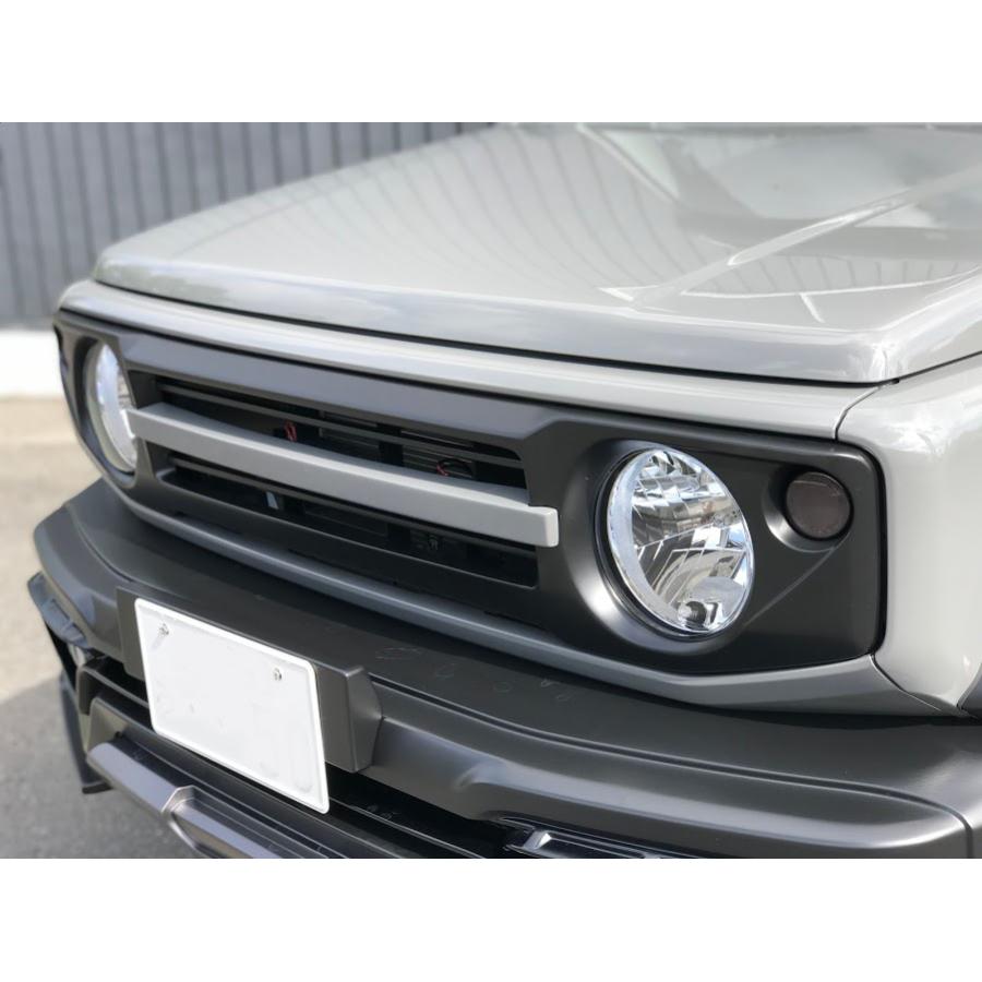 ジムニー JIMNY WORLD samuraiフロントグリル マットブラック塗装済
