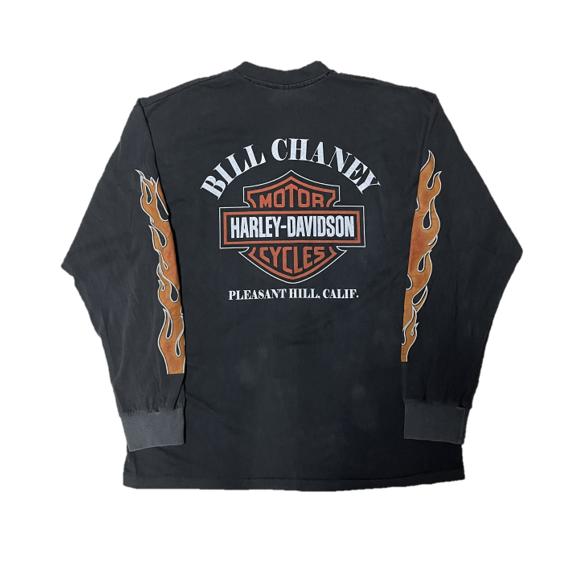 Harley-Davidson ハーレーダビッドソン 長袖 Tシャツ フレイム
