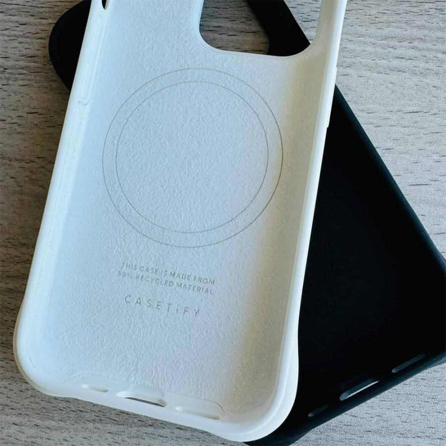 CASETiFY ケースティファイ ウェーブ シリコン MagSafe 対応 ブラック