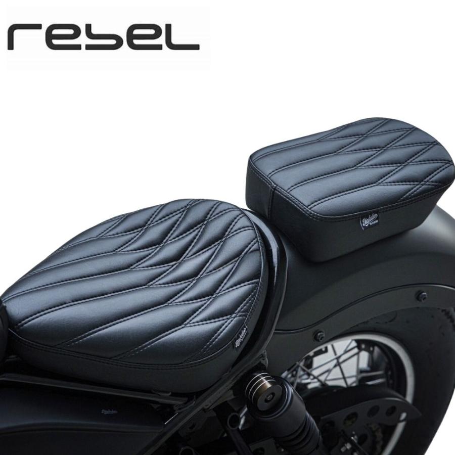 ホンダ レブル250/500交換用 ペアシート RB0191 / Driver-Passenger