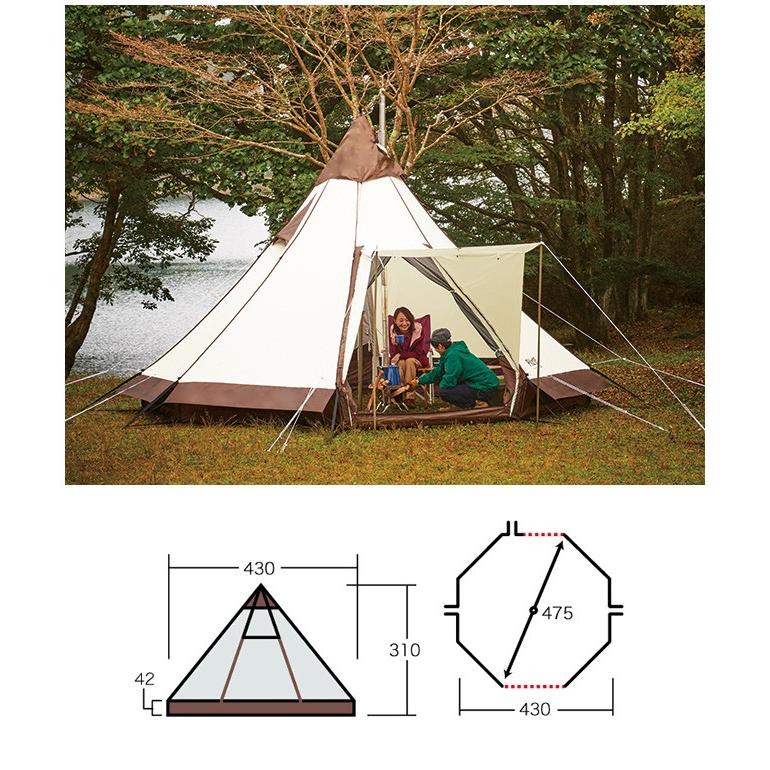 CAMPAL JAPAN キャンパルジャパン ピルツ15 T/C 2790 【TENTARP