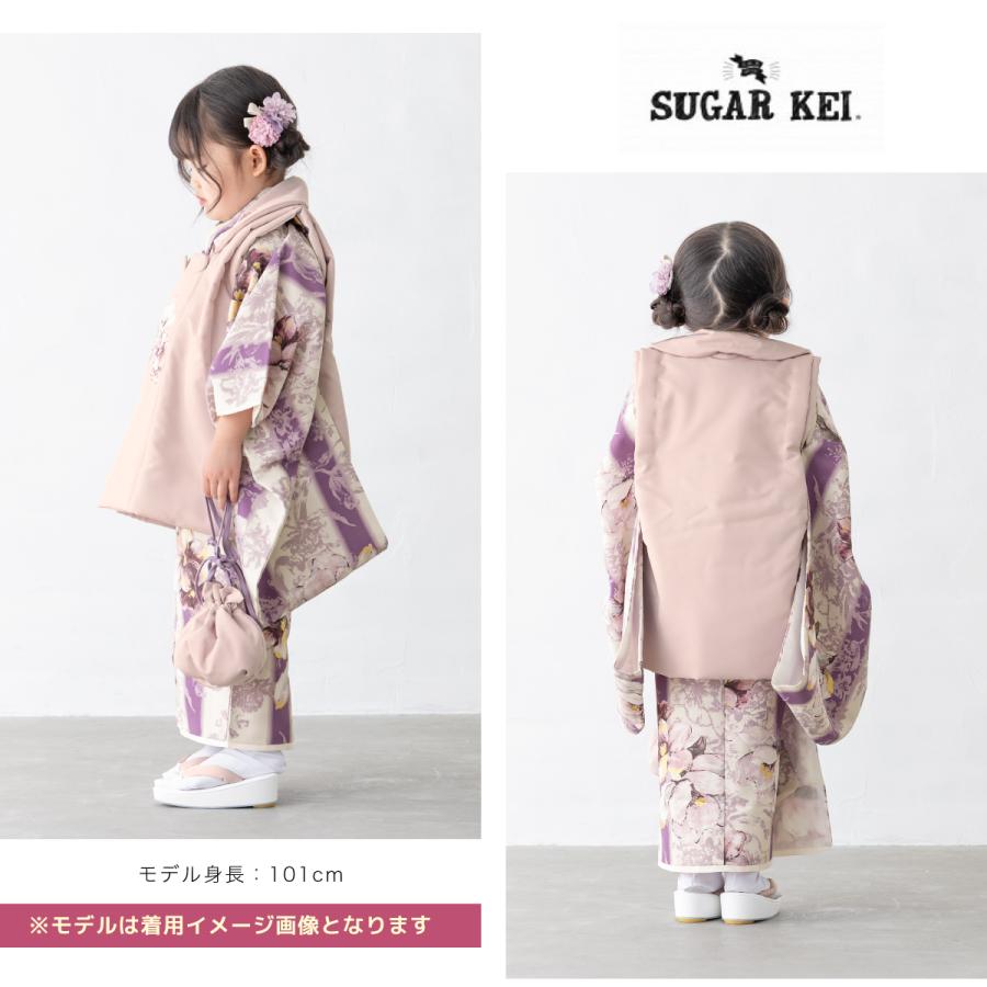SOUBIEN（創美苑） レンタル 七五三 女の子 3歳 着物 被布 フルセット