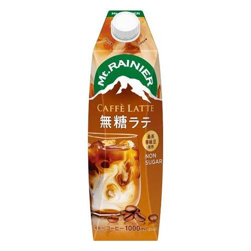 マウントレーニア カフェラッテ 無糖ラテ ( 1000ml×6本 )/ 後味