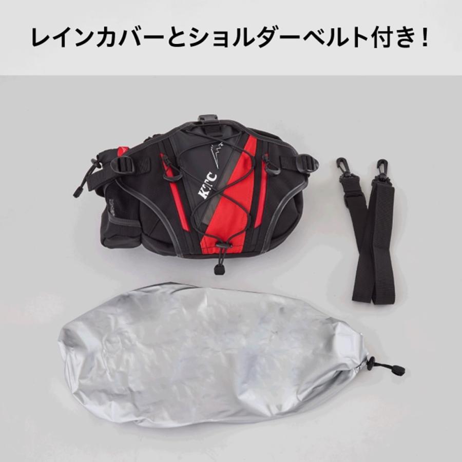 KTCオフィシャルグッズ YG-228A KUSHITANI×KTC ヒップバッグ ブラック