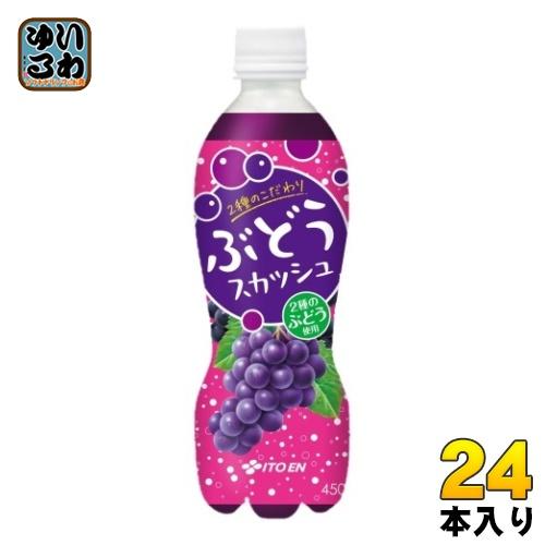 伊藤園（ITO EN） 2種のこだわりぶどうスカッシュ 450ml ペットボトル