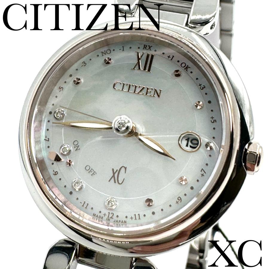 XC シチズン 腕時計 クロスシー ES9466-65W フローレットダイヤモデル