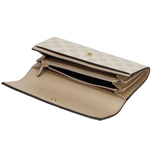GUCCI（グッチ） 長財布 レディース ダブルG バイカラー