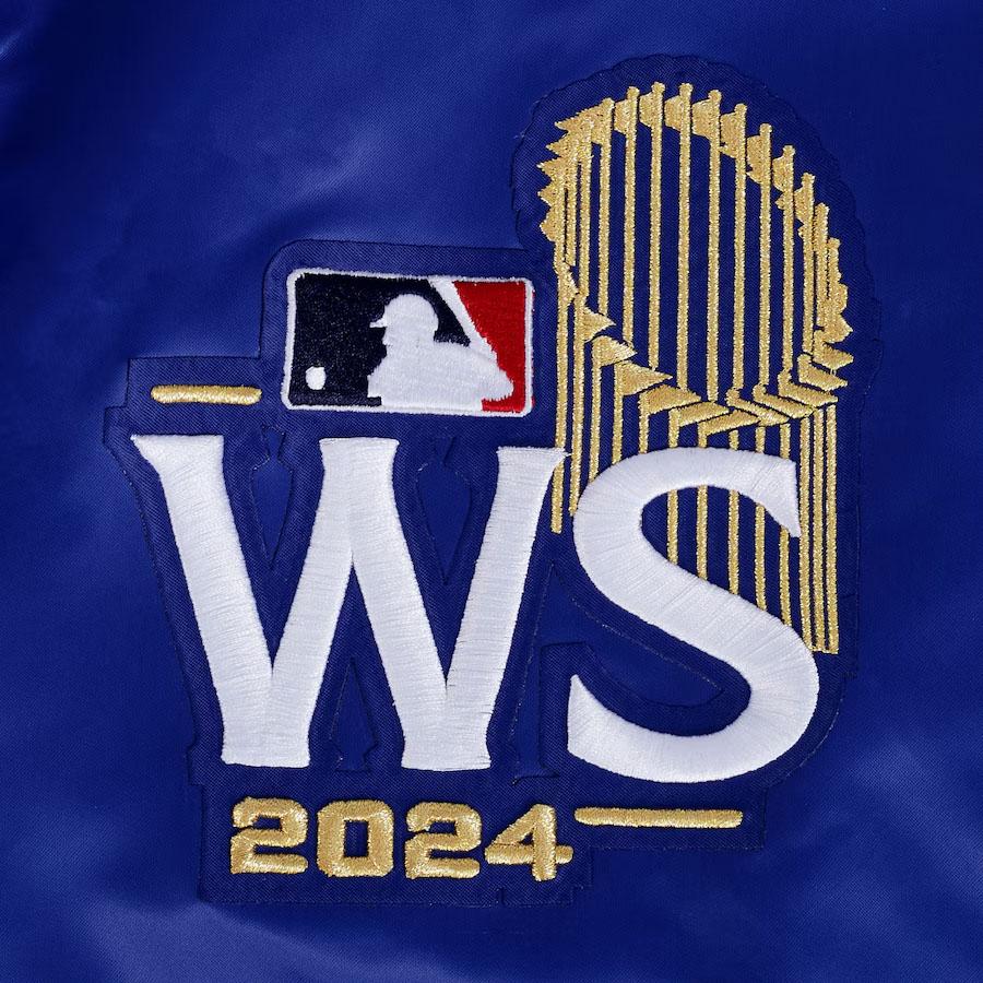 MLB ドジャース ジャケット 2024 ワールドシリーズ優勝記念 サテン