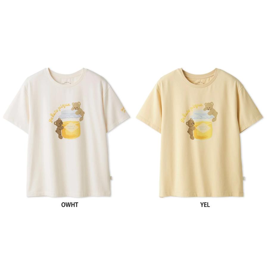 gelato pique（ジェラートピケ） SALE30%OFF はちみつベア柄ワン