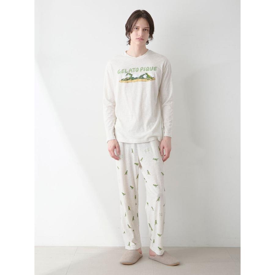 gelato pique（ジェラートピケ） SALE30%OFF オム スラブダイナソー総