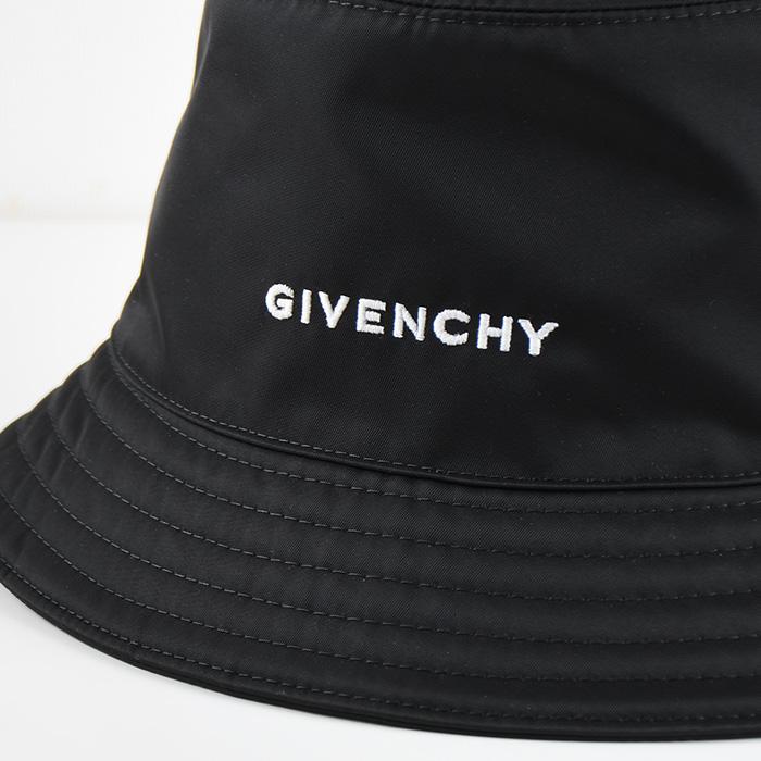 GIVENCHY（ジバンシィ） 帽子 ナイロン ロゴバケットハット BPZ05BP0DM