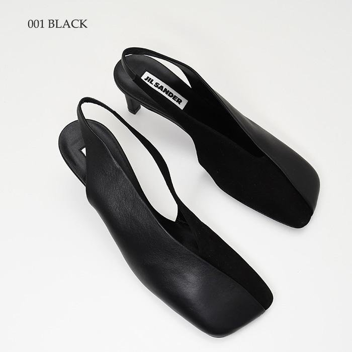 JIL SANDER（ジルサンダー） パンプス スクエアトゥ レザーパンプス