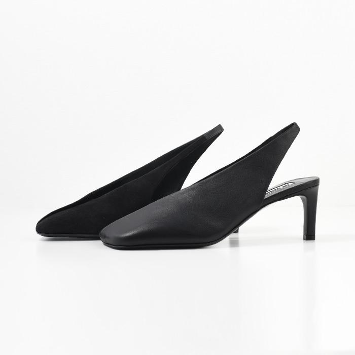 JIL SANDER（ジルサンダー） パンプス スクエアトゥ レザーパンプス
