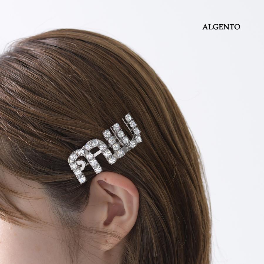 miu miu（ミュウミュウ） クリスタル ヘアクリップ 5JF0822DNC