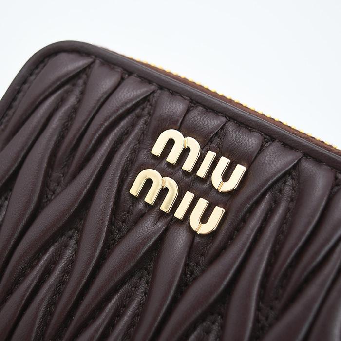 miu miu（ミュウミュウ） 財布 二つ折り財布 マテラッセ コインケース