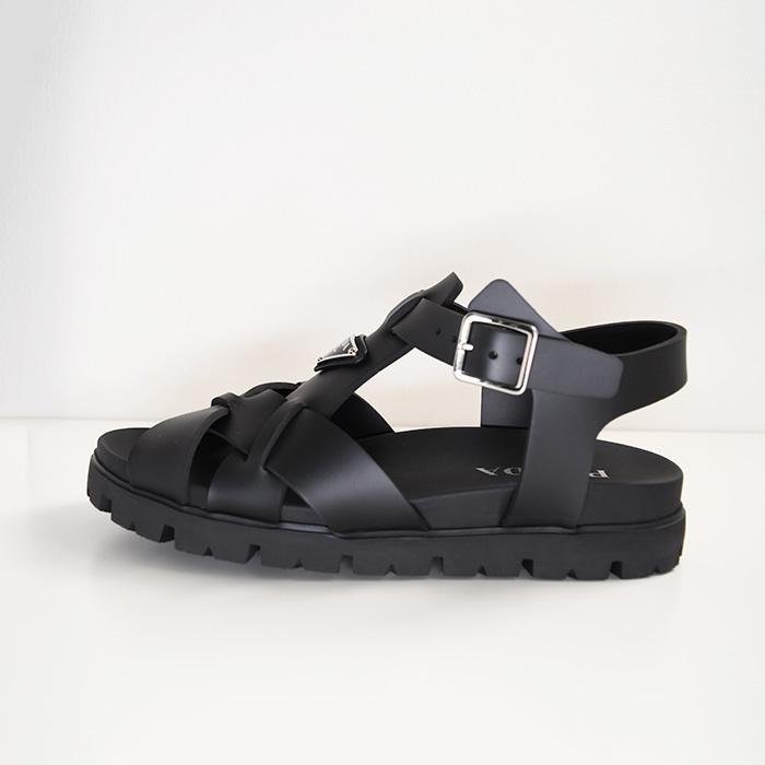 PRADA（プラダ） サンダル 靴 シューズ ラバー クロスサンダル 2X3118