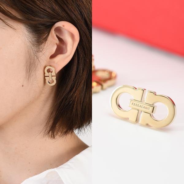 FERRAGAMO（フェラガモ） アクセサリー ピアス ダブル・ガンチーニ