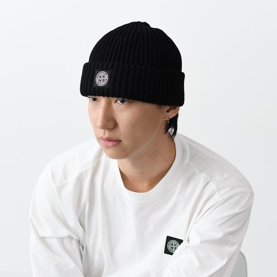 STONE ISLAND（ストーン アイランド） 帽子 ニット帽 N22C3 FULL RIB