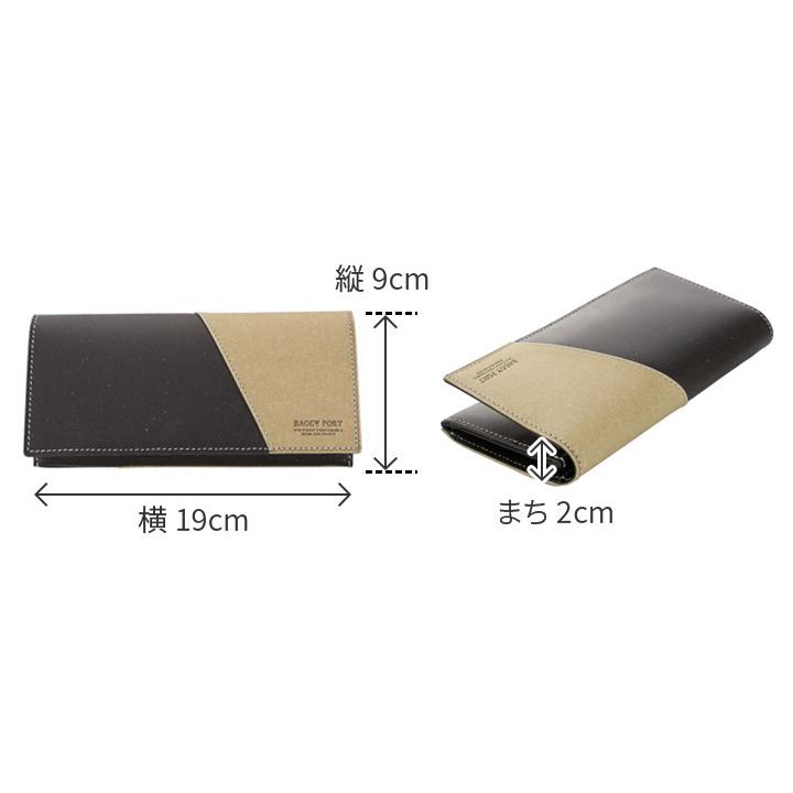 BAGGY PORT（バギーポート） 3年保証付 リサイクルレザー 小銭入れ付き