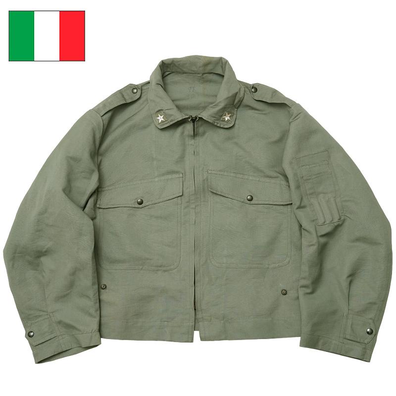 イタリア軍 AFパイロットジャケット グレー デッドストック JJ185NN